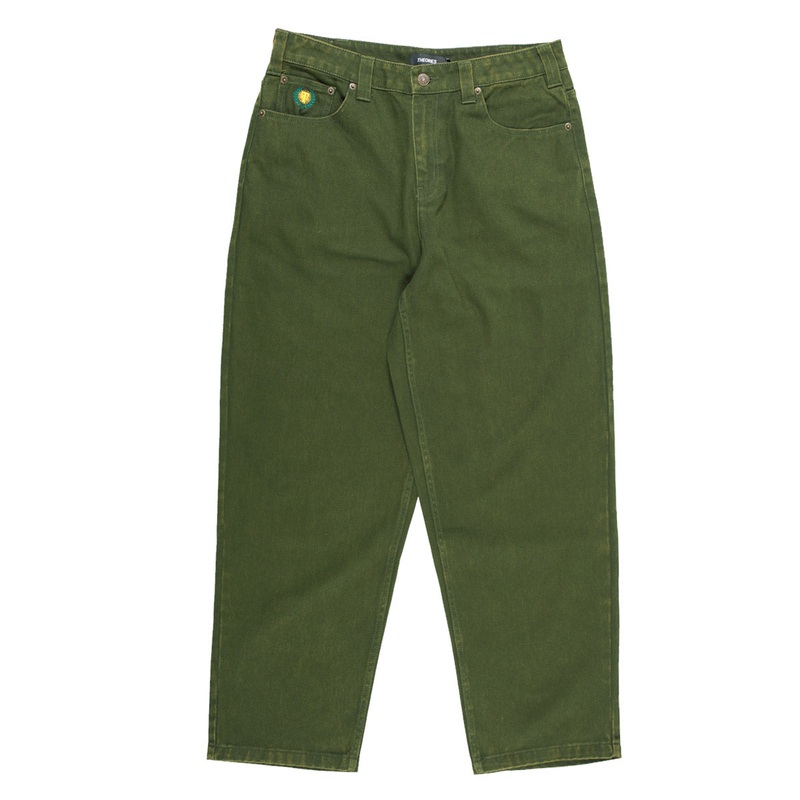 Theories PLAZA JEANS Washed Army Green 26″