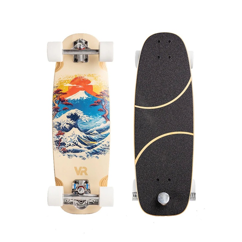 VibeRide: Okina Oasis Brakeboard Mini Longboard Complete