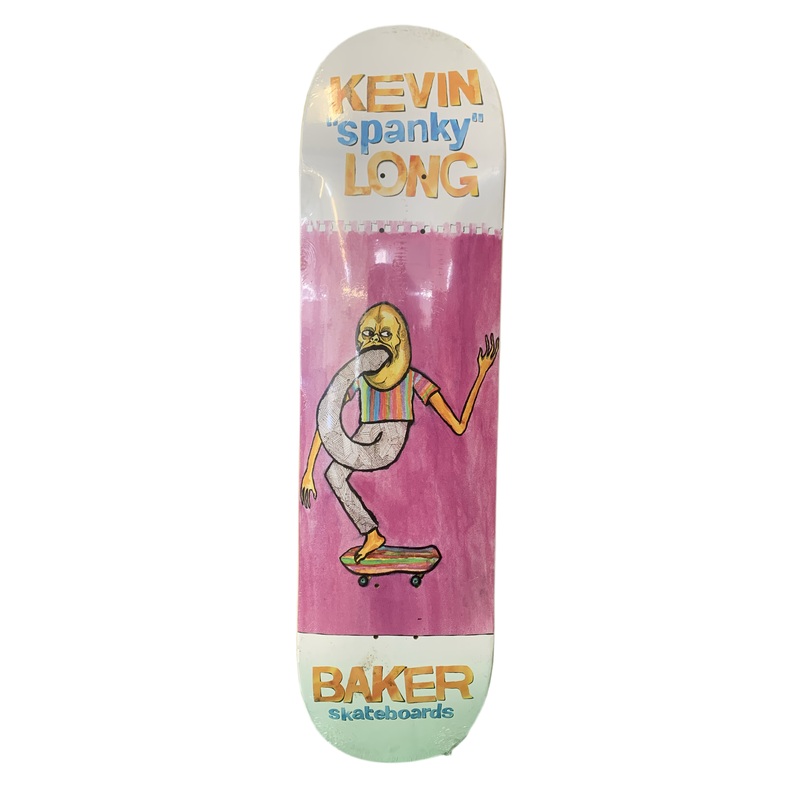 Baker Kevin Spanky Long Skater Art Pink 8.25″ Classic Skateboard Deck