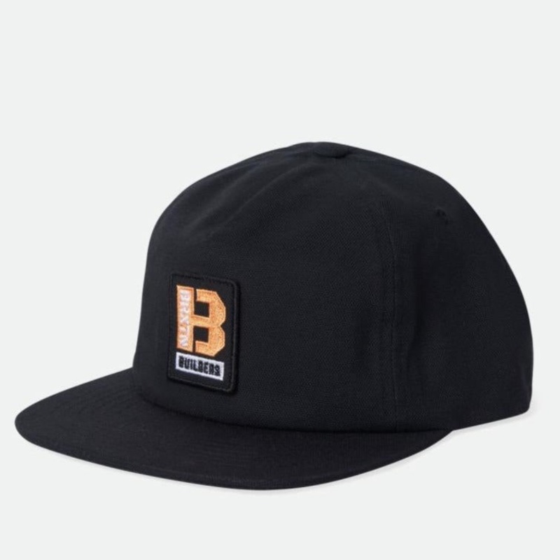 BRIXTON BUILDERS SNAPBACK BLACK