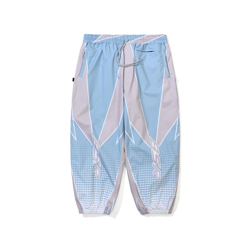 BSRABBIT FUTURE SPORTY SUPER WIDE JOGGER PANTS SKY Small SKY