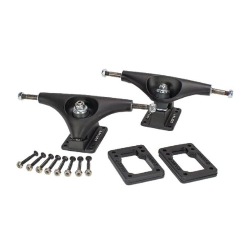 Carver C5 Hollow Truck Set – Coal Satin (Set of 2)