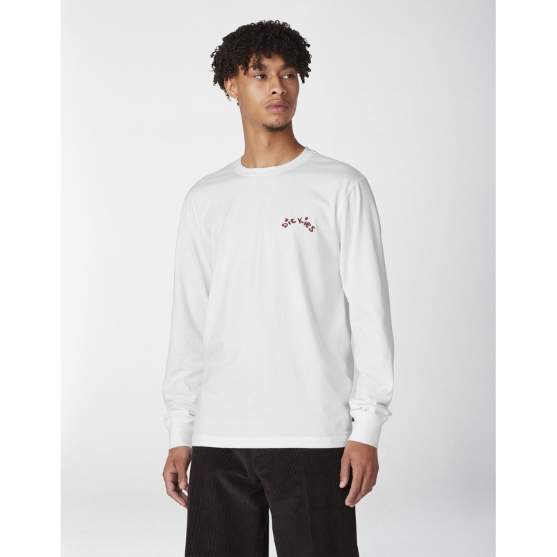 Dickies Villani Drunkula Long Sleeve T-Shirt – White S White