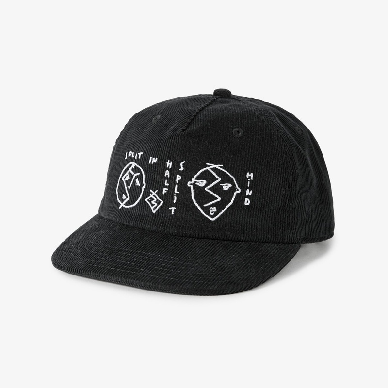 James Split In Half Cap (Black)