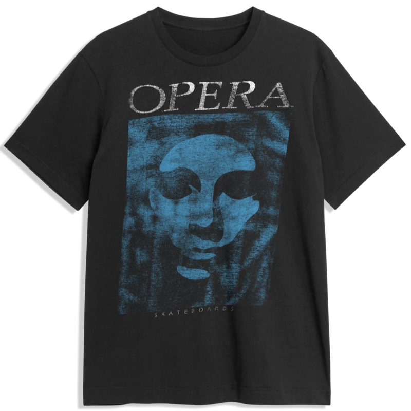 OPERA MASK VINTAGE TEE BLACK MEDIUM