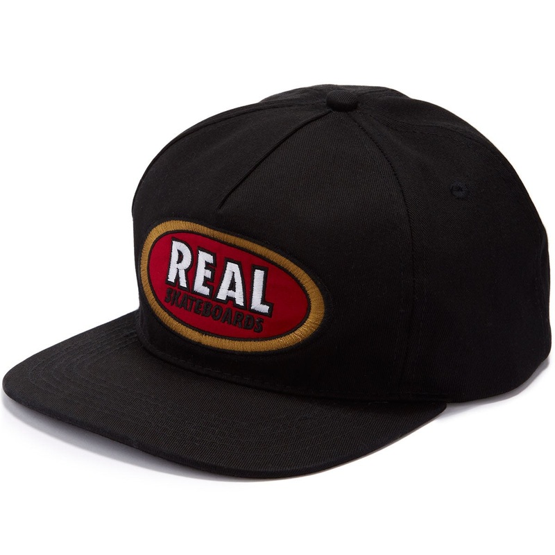 OVAL EMB HAT BLACK