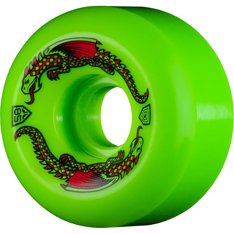 Powell Peralta Dragon Formula Wheels 58x33mm 93A – Green (Set of 4)