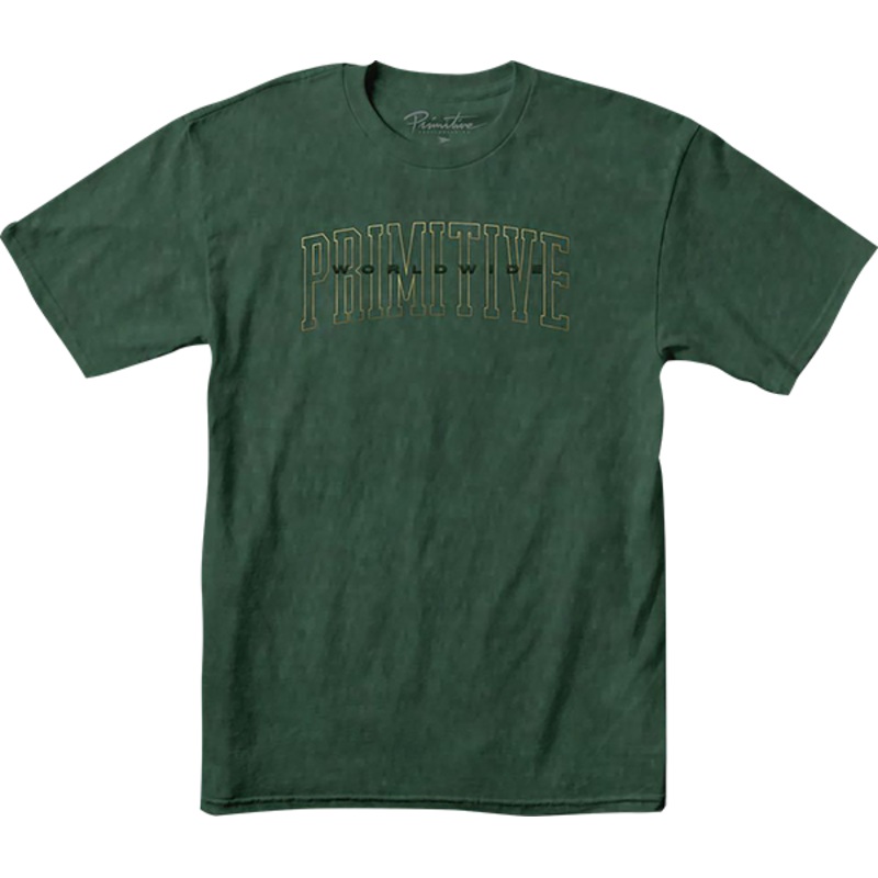PRIMITIVE COLLEGIATE WORLDWIDE SS GRN PIGMENT S