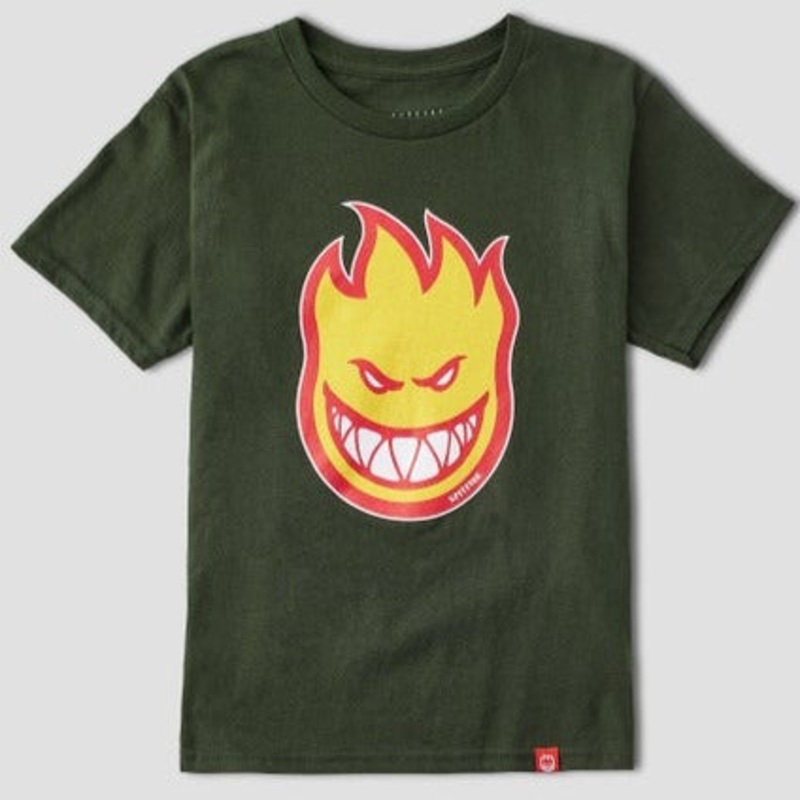 SPITFIRE BIGHEAD YOUTH T-SHIRT FORREST GREEN Y-SMALL