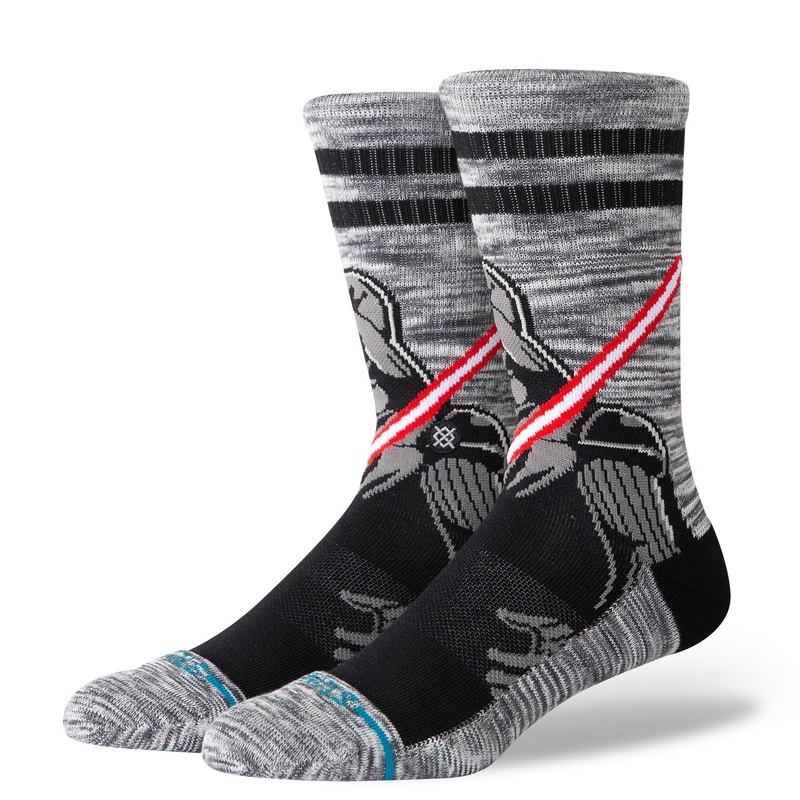 STANCE SOCKS X STAR WARS  DARTH VADER CREW BLACK MEDIUM