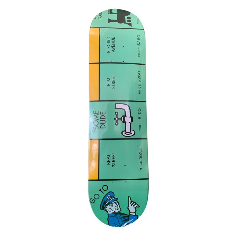 Turf Some Dude Monopoly 8″ Classic Skateboard Deck