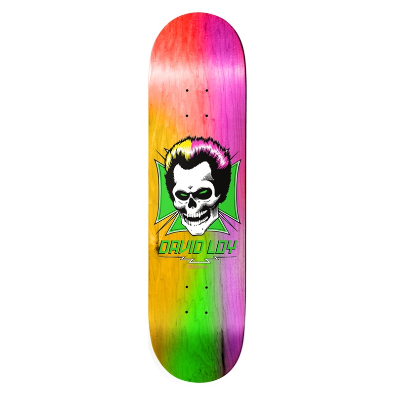BIRDHOUSE DECK – LOY SKULL RAINBOW (8.38″) 8.38″