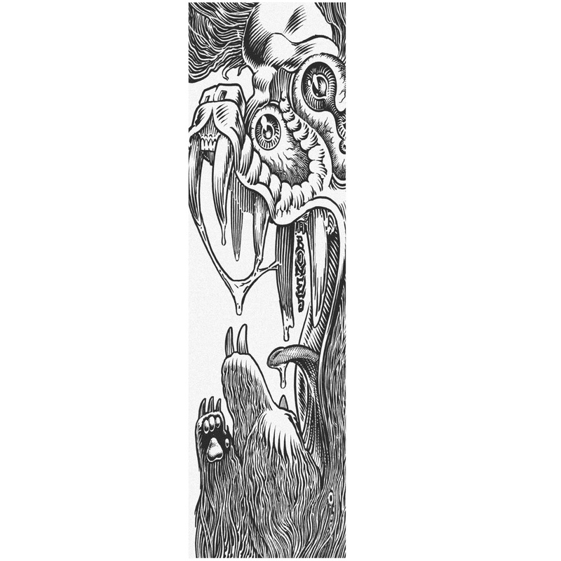 Bones Bearly There Single Sheet Griptape 9×33 – White