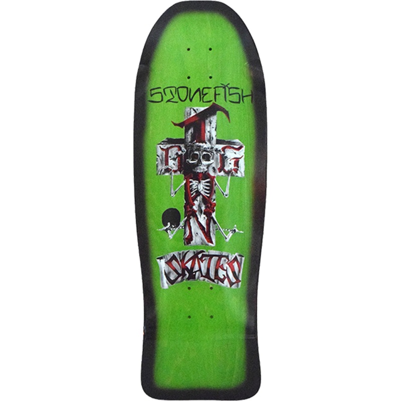 DT STONEFISH DECK GREEN/BLK FADE 10.12″x30.32″