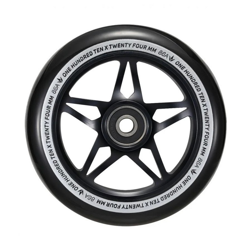 Envy S3 Scooter Wheel 110mm – Black/Black (Pair)