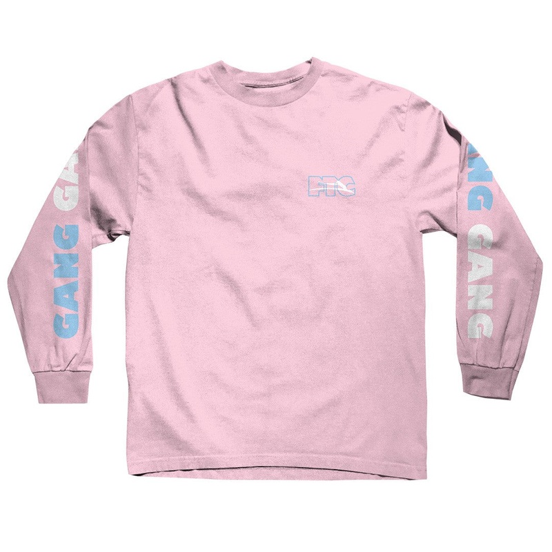 Lakai X FTC Gang Gang Long Sleeve Tee – Pink S Pink