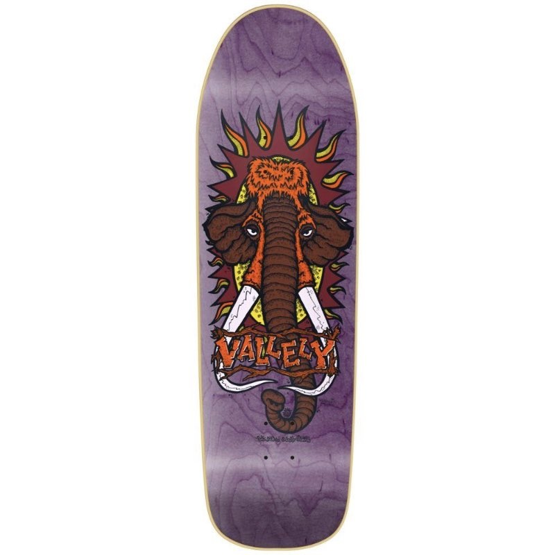 NEW DEAL DECK – VALLELY MAMMOTH PURPLE STAIN (9.5″) 9.5″