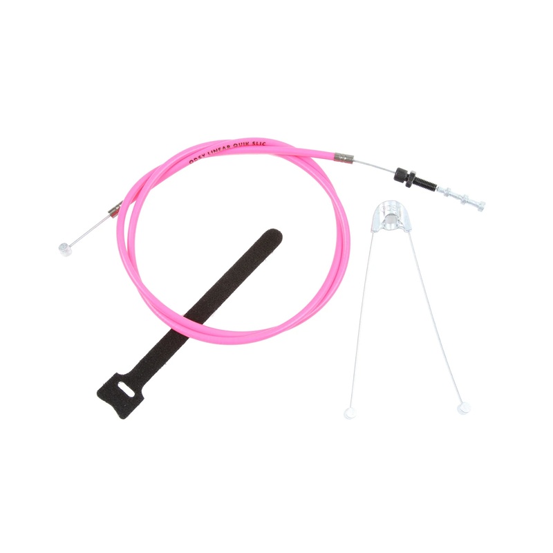 Odyssey BMX Adjustable Liner Quik Slic Kables 1.5mm – Hot Pink