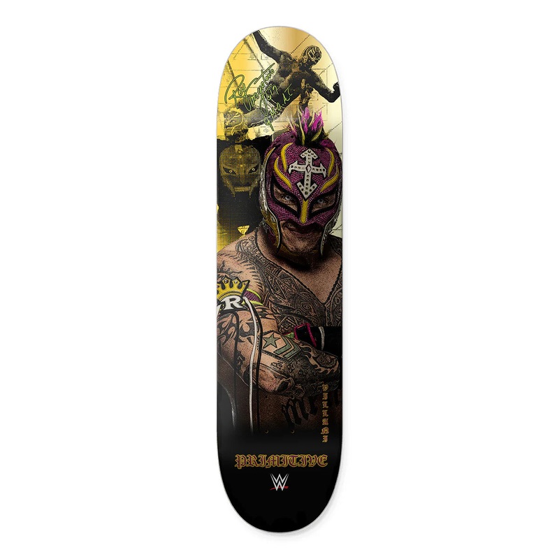 Primitive WWE Villani Mysterio Skateboard Deck – 8.5″