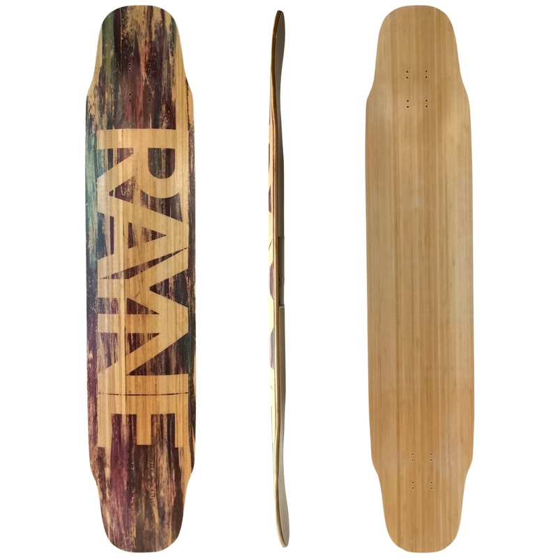 Rayne: 47″ Whip Longboard Skateboard Deck (Fat-Bottom)