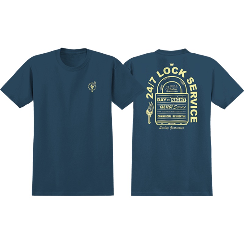 REAL ON LOCK SS DUSK BLUE XL