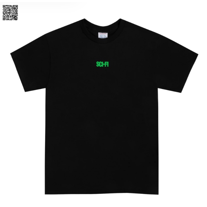 Sci-Fi Fantasy BIG Tiny Logo T-Shirt – Black Small