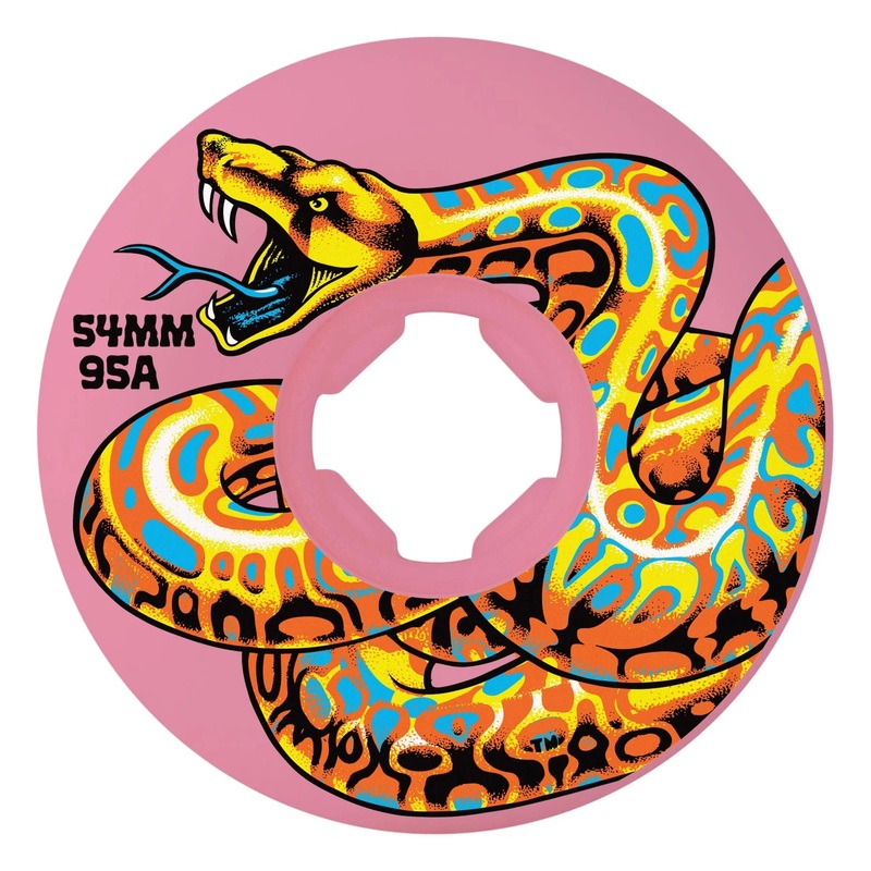 Slime Balls Jeff Kendall Snake Wheels 54mm 95a – Pink (Set of 4)