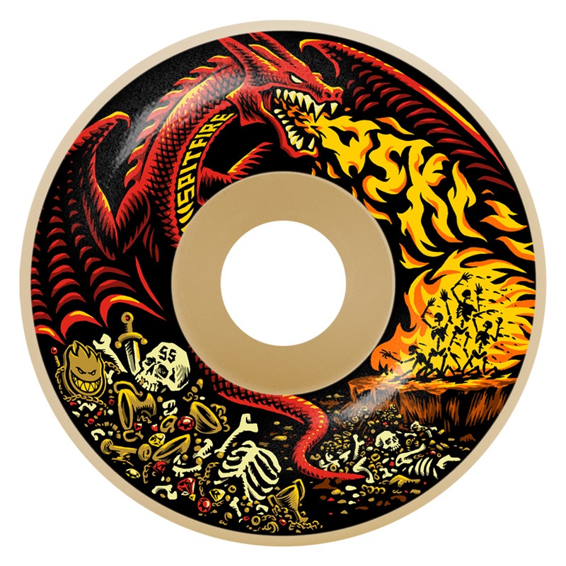 SPITFIRE WHEELS – FORMULA 4 99A OSKI SCORCHED RADIALS (55MM) 55MM