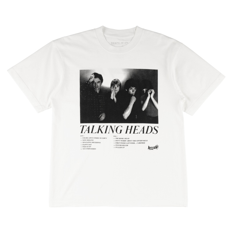 TALKING HEADS X WELCOME – Track List Tee Small