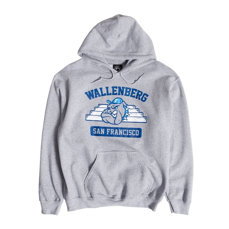 Thrasher Wallenberg Hooded Sweatshirt S Heather Grey