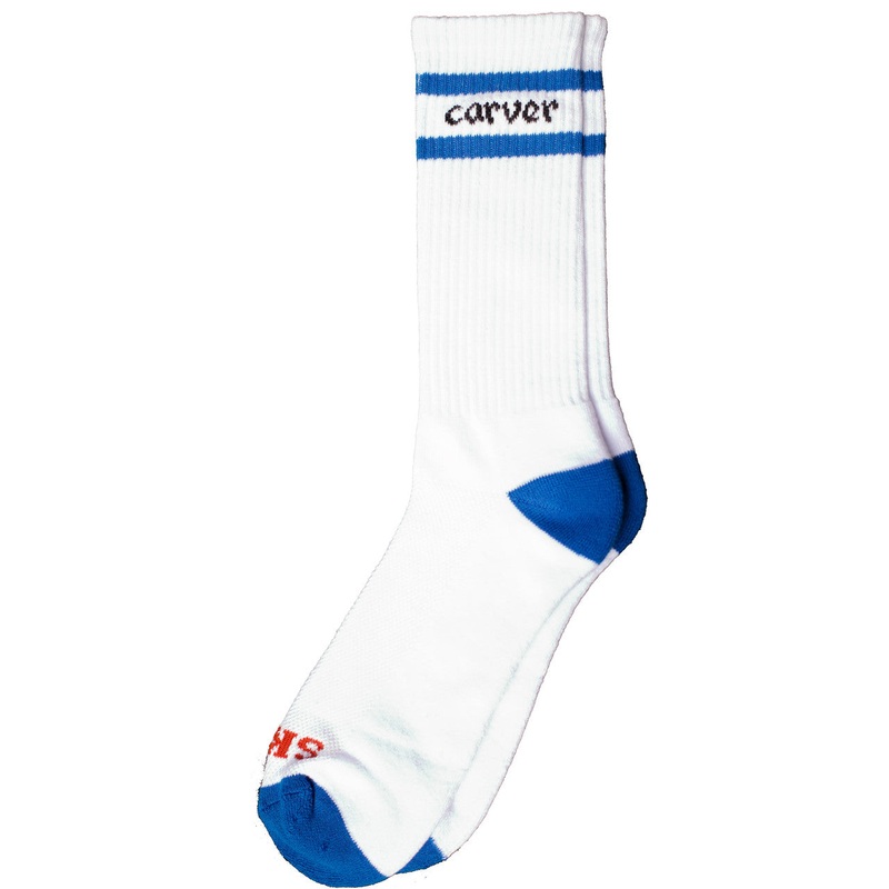 Carver Socks – Navy Stripe