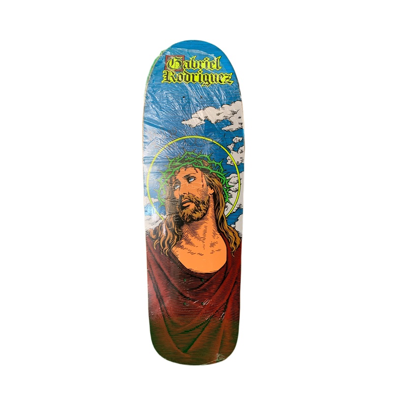 Cliche x 101 Gabriel Rodriguez Jesus Signed Hand Screened 9.8 Classic Skateboard Deck