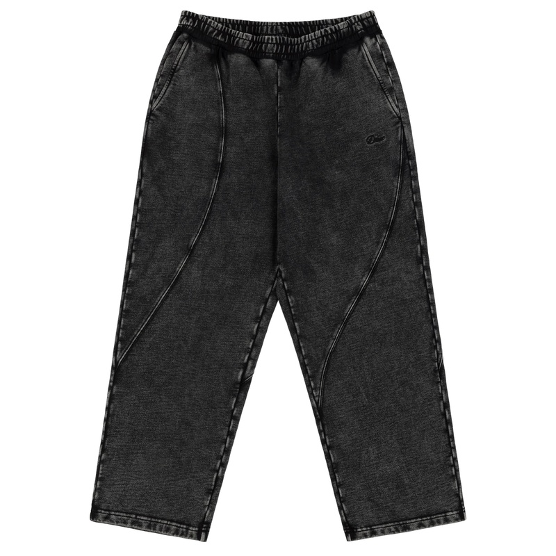 Dime Cyclone French Terry Pants – Black Snow Washed Small