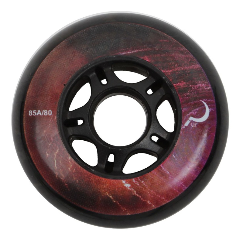 Ground Control UR Nebula Wheels 80mm 85A – Black (Set of 4)