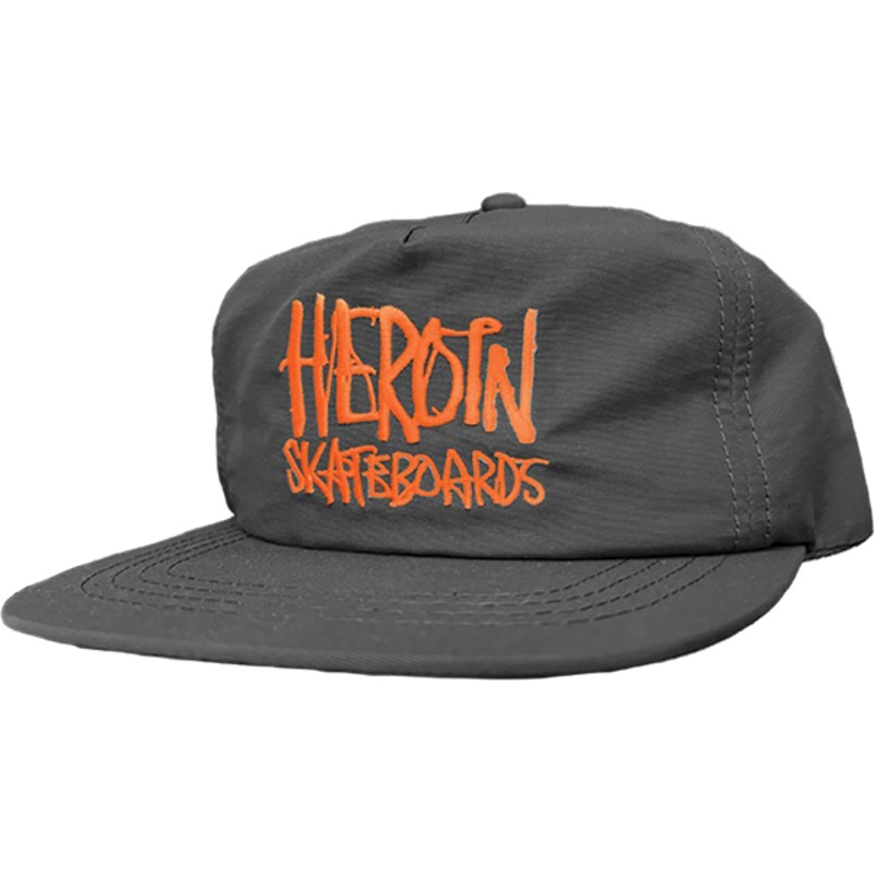 HEROIN SCRIPT NYLON HAT / ADJ-BLK