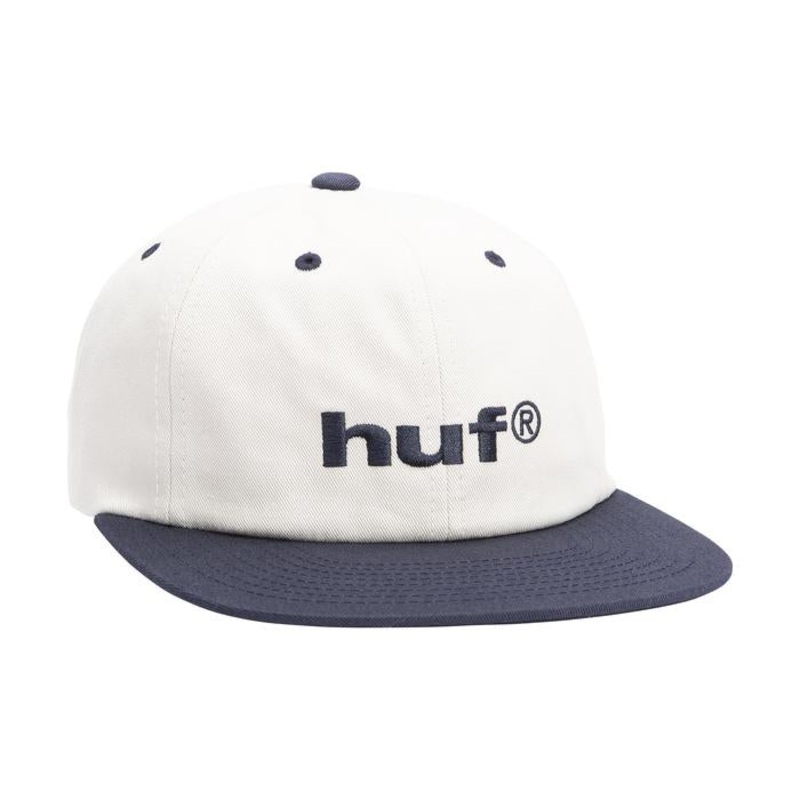 HUF 98 LOGO 6 PANEL HAT OFF WHITE