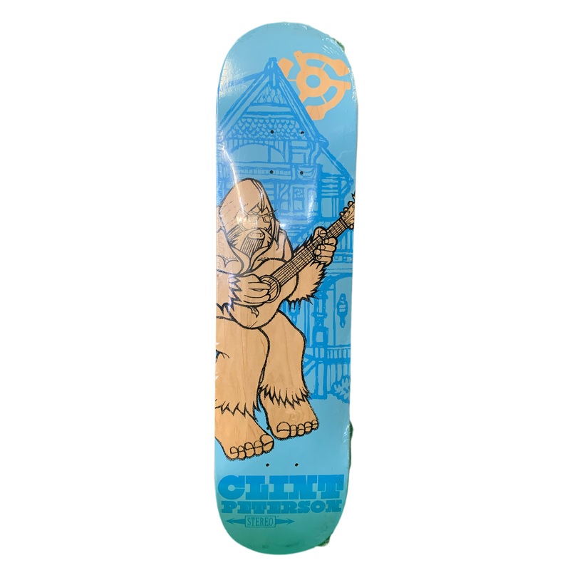 Stereo Clint Peterson Sasquatch Guitar 7.6″ Classic Skateboard Deck