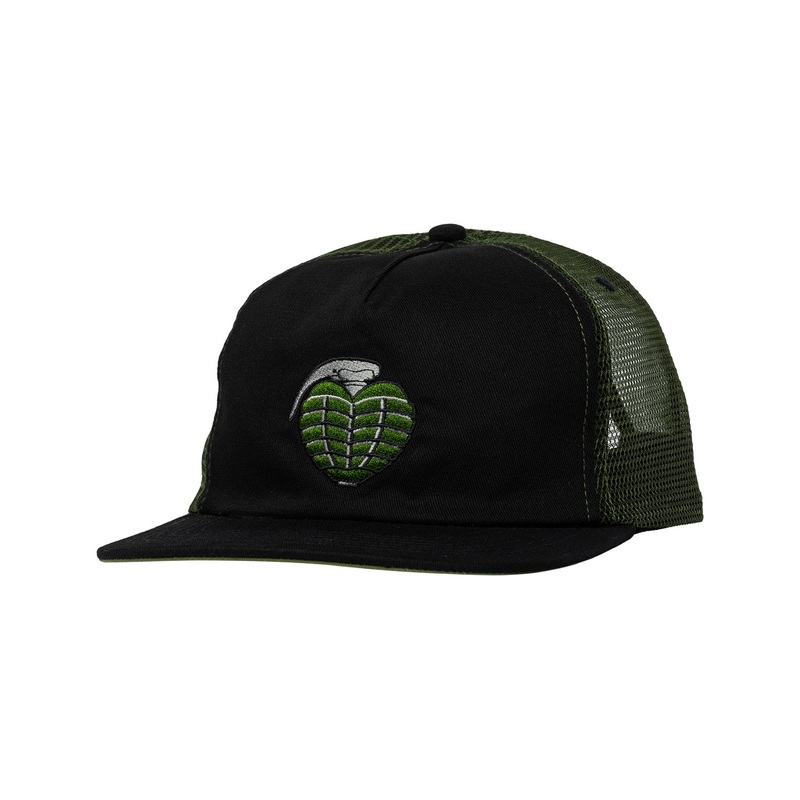 Thunder OG Grenade Snapback Hat O/S Black/Olive
