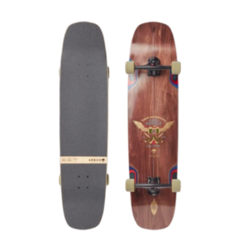 Arbor Axel Serrat Pro Crosscut 37 Complete Skateboard – 9.25″