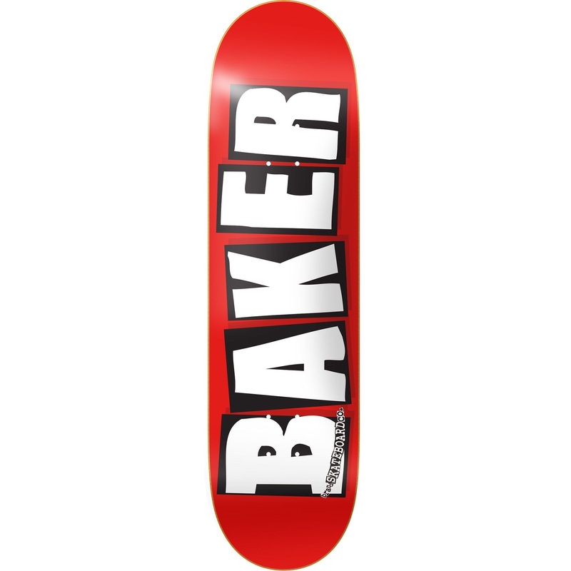 Baker Logo Deck Red 8.25″