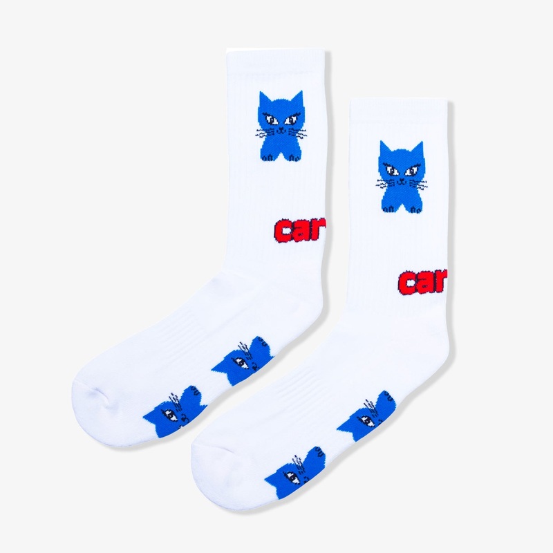 Cat Socks (White)