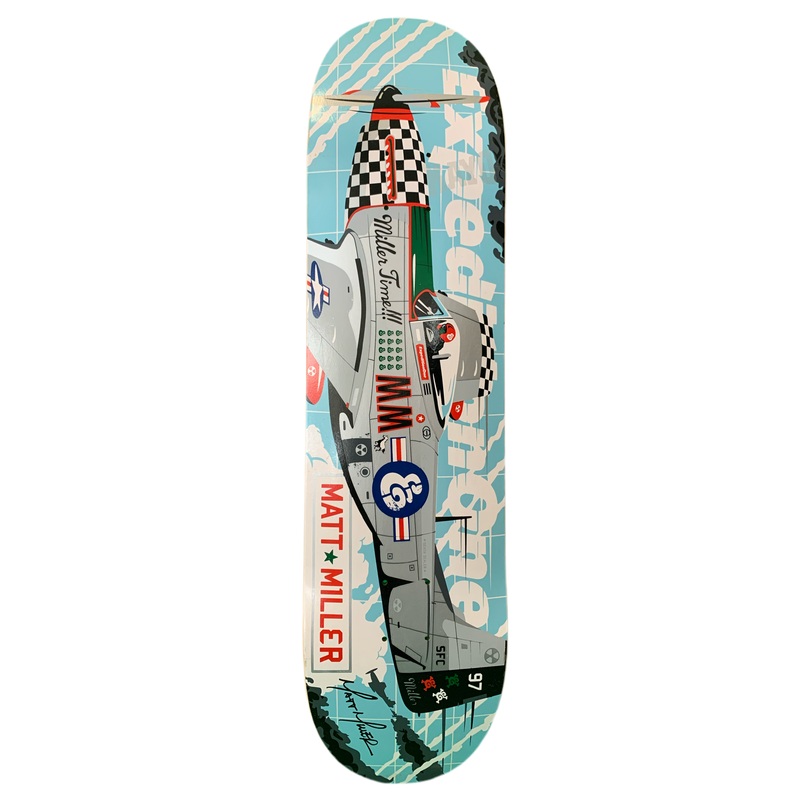 Expedition Matt Miller Fighter Plane 8″ Classic Skateboard Deck