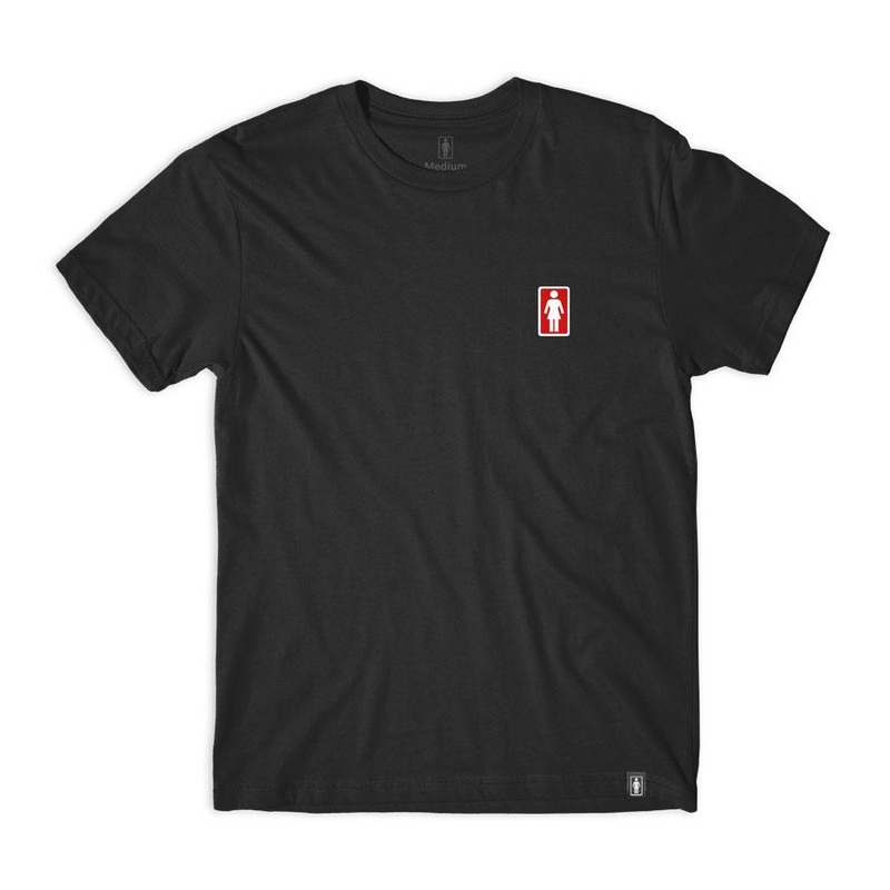GIRL OG EMBROIDERED TEE BLACK SMALL