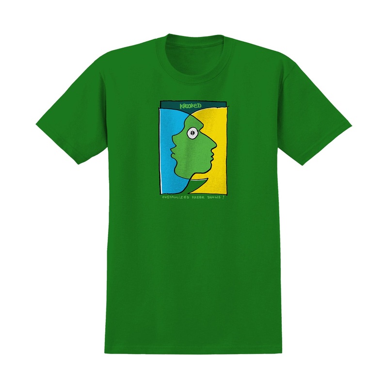 Krooked Freek Show T-Shirt S Irish Green