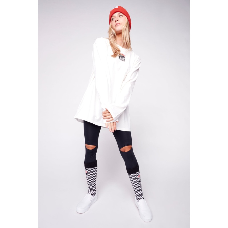 Long Sleeves Iconic Logo T-Shirt – Ivory S