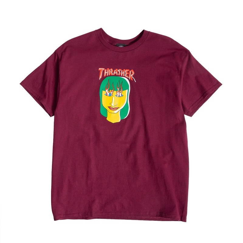 Thrasher Talk Shit T-Shirt M Maroon