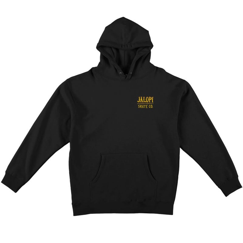 AntiHero – Jalopi Stop Pollution –  L – Hooded Sweatshirt Large Black