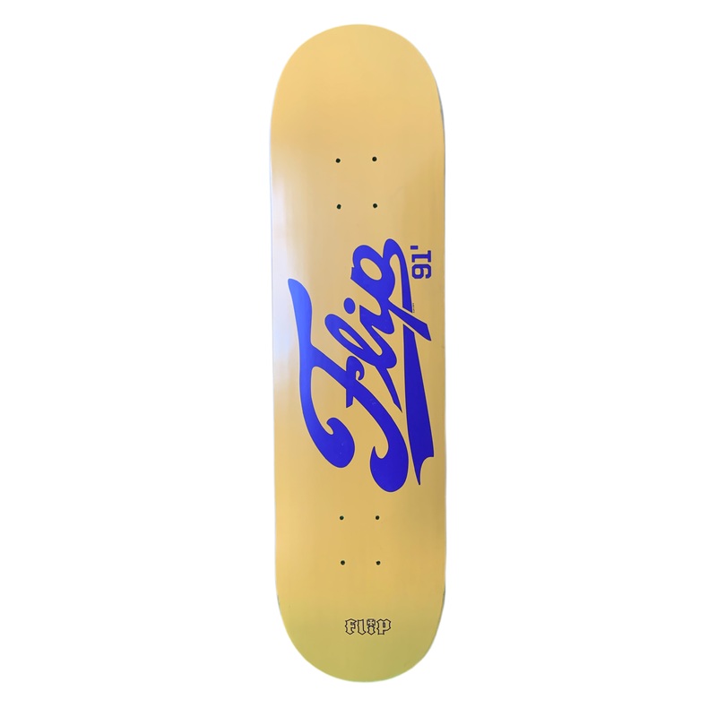 Flip 2010 Cursive Logo P2 Prototype 8.25″ Classic Skateboard Deck