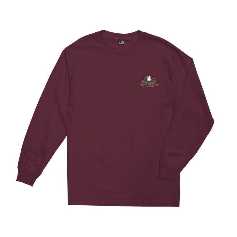 LOSER MACHINE SWEATER – OLYMPIC CREW MAROON MEDIUM