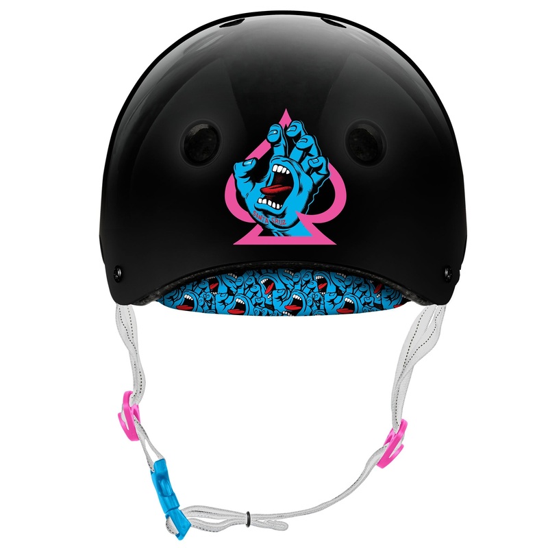 PRO-TEC X SANTA CRUZ LOW PRO HELMET BLACK GLOSS XS/S